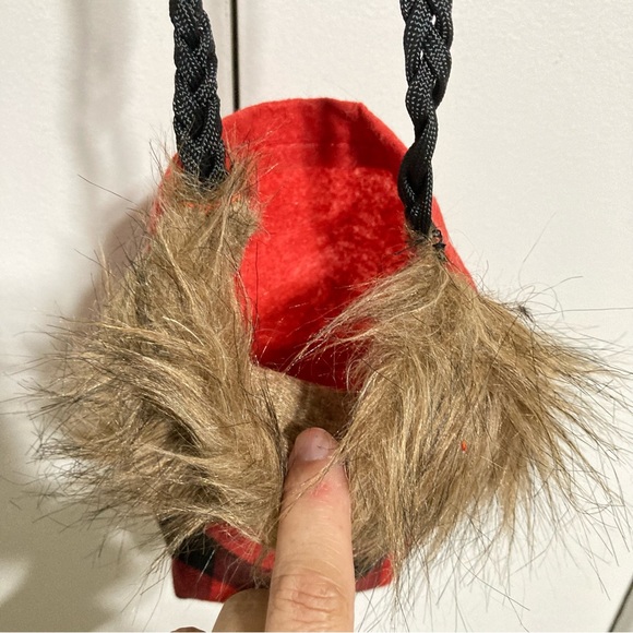 Crossbody Bag Small Plaid Buffalo Red Black Checkered Christmas Holiday Festive - Picture 2 of 11